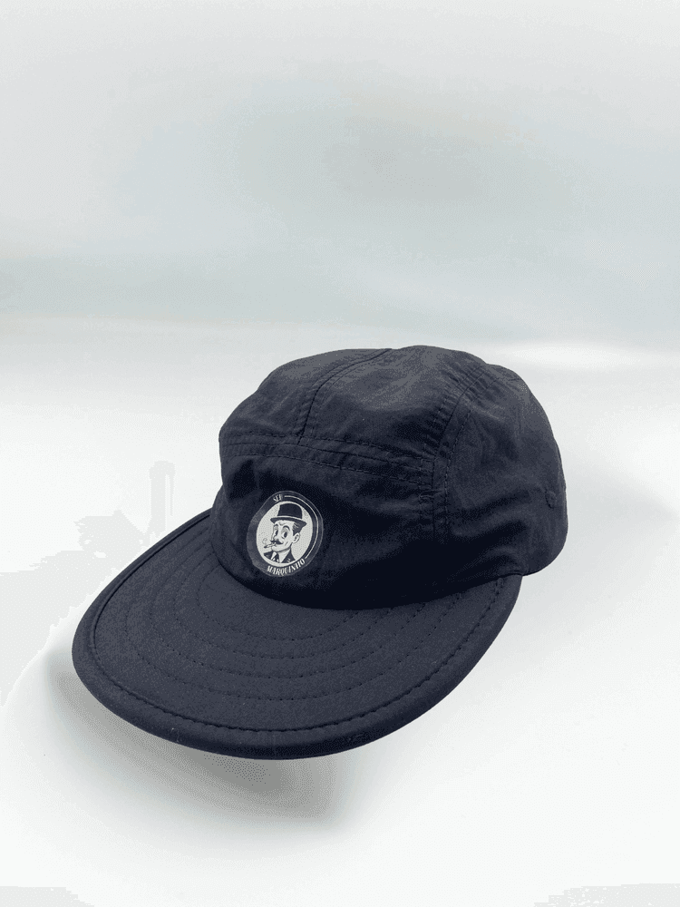 Boné Five Panel Preto Logo Seu Marquinho
